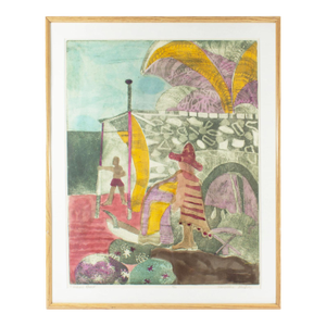 "Indian Beach" Etching With Aquatint by Maryellen Shafer