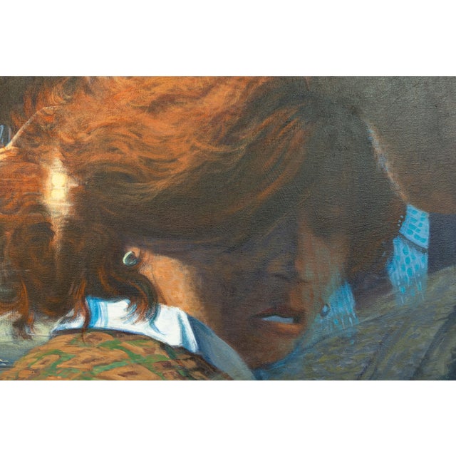 Robert Birmelin Signaling - The Displacement Signed Acrylic Painting 1985-86 For Sale - Image 4 of 12