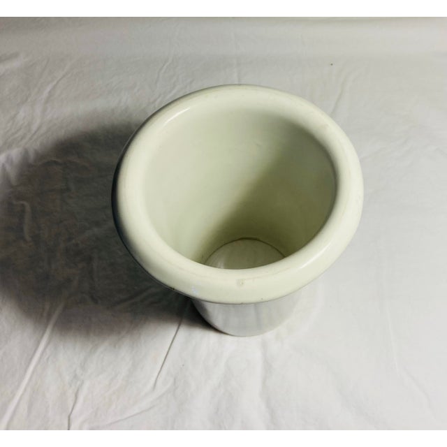 Antique Tall Round Porcelain Mold or Funnel Tapering Up to Curved Top For Sale In Dallas - Image 6 of 7