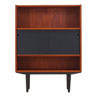 Danish Teak Bookcase, 1970s For Sale