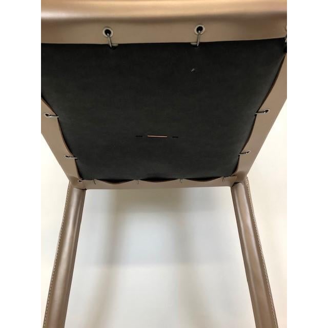 Modern Arben Leather Chairs- Set of 2 For Sale - Image 12 of 13