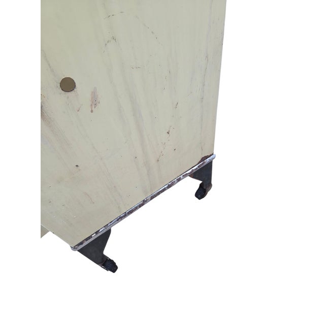 Antique Industrial Art Deco Doctors Dental Cabinet Curio Metal Hutch Apothecary ! For Sale - Image 14 of 18