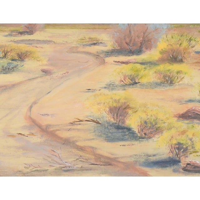 Textile Mid-Century Palm Springs Landscape by Alice v. Hussey Hayes For Sale - Image 7 of 7