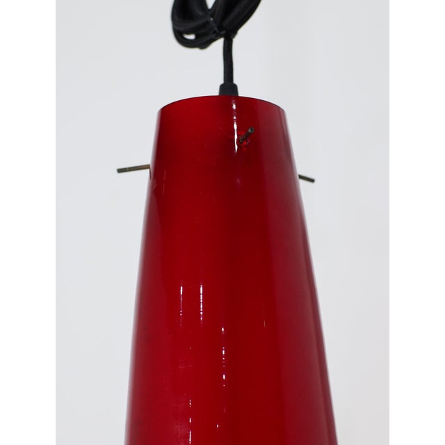 1960s Murano Glass Pendant Lamp by Alessandro Pianon for Vistosi, 1960s For Sale - Image 5 of 7
