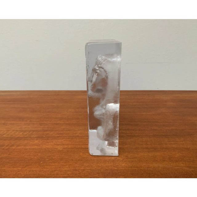 Vintage Swedish Glass Icon Series Maiden Sculpture by Bertil Vallien for Kosta Boda For Sale - Image 10 of 18