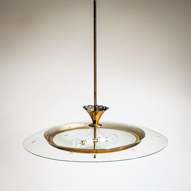 Vintage Pendant Lamp, Italy, 1950s For Sale - Image 3 of 16