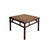 Asian Oriental Vintage Brown Patina Stain Square Ming Style Coffee Table For Sale - Image 3 of 10