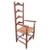 19Thc Ladder Back Chair With Hand Woven Seat For Sale - Image 12 of 12