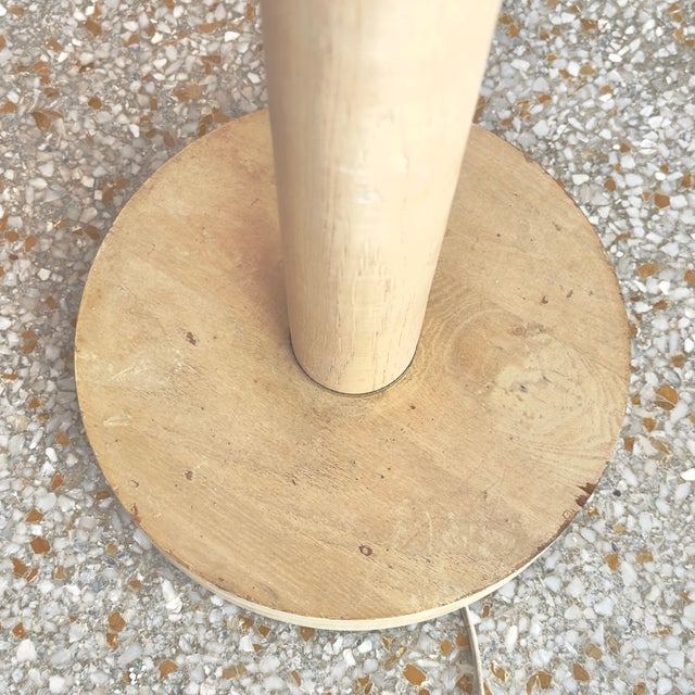 80s Chic Nordic Style Ashwood Floor Lamp For Sale - Image 13 of 15