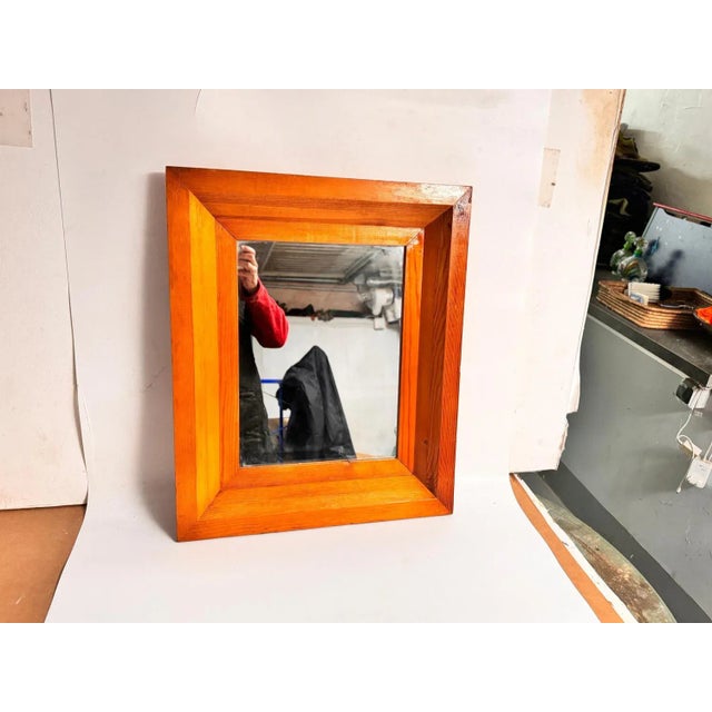 Vintage Mirror by by Charlotte Perriand for Les Arcs, 1970s For Sale - Image 11 of 12