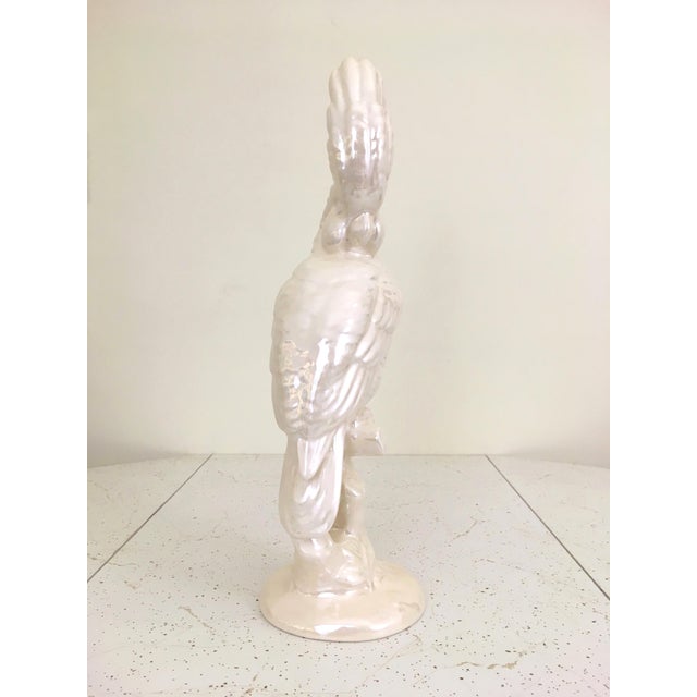 This stylish ceramic cockatoo looks great from all angles, with it's high gloss finish catching the light in an attractive...