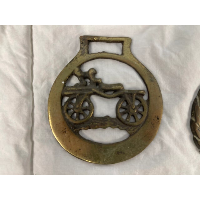 Mid 20th Century Horse Brass Christmas Ornaments - Set of 12 For Sale - Image 9 of 13