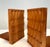 Brutalist Oak Bookends with Relief-Like Pattern, 1950s, Set of 2 For Sale - Image 12 of 17