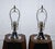 Large Mid-Century Danish Modern Acrylic and Teak Lamps, Set of 2 For Sale - Image 17 of 18