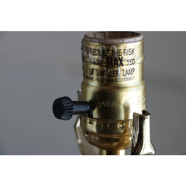 Palm Beach Regency Style Tole Bird Table Lamp by John-Richard For Sale - Image 9 of 12