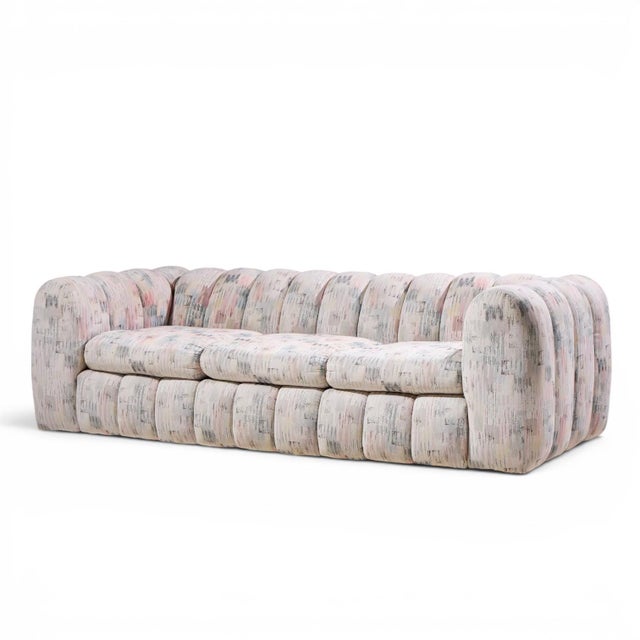 Postmodern Jay Spectre Channeled Postmodern Sofa For Sale - Image 3 of 10