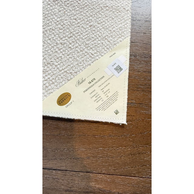 Textile Baker Ensley Chairs With Perennial Fabric (4 Available) For Sale - Image 7 of 7