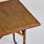 Chinoiserie Antique Chinoiserie Tortoiseshell Bamboo + Grass Cloth Side Table For Sale - Image 3 of 13