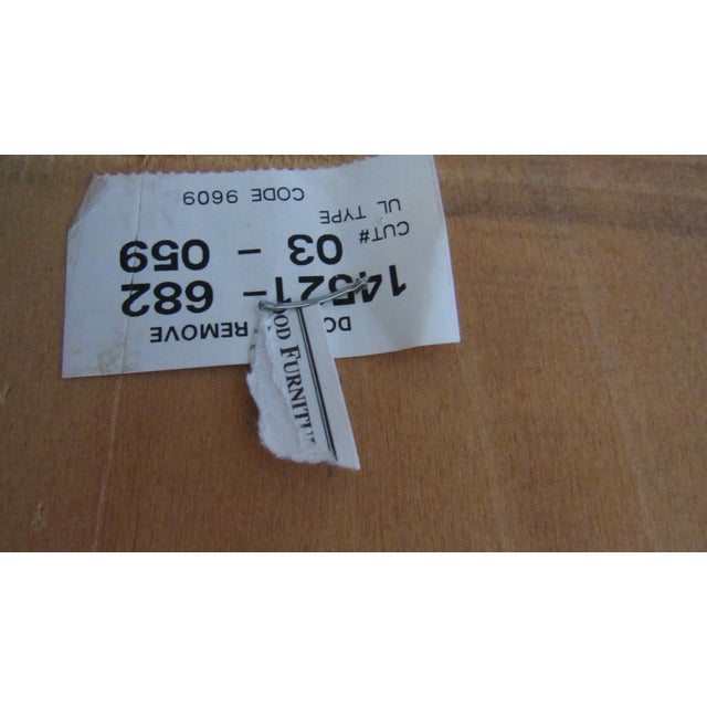 1980s Thomasville Federal Sideboard Mahogany Brass Gallery For Sale - Image 14 of 14