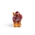 French Lalique French Crystal Amber Rhino Sculpture For Sale - Image 3 of 9