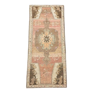 Vintage Kars Runner | Medallion and Animal Motifs | 6x14 For Sale