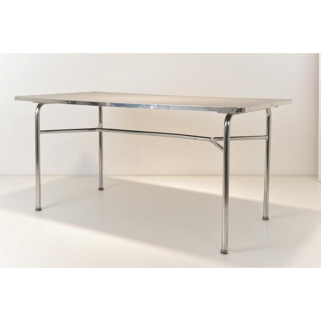 Metal Dining Table in Steel Tube from Mauser Works Waldeck, 1950s For Sale - Image 7 of 14