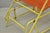 Vintage Mid Century Modern Orange Vinyl Spaghetti Strap Glider Lounge Chair For Sale - Image 14 of 18