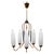 Stilnovo style chandelier, made in italy, 1950s. This is a mid-century chandelier in the stilnovo style was made of...