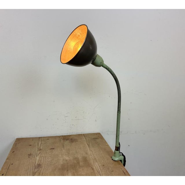 Industrial Gooseneck Table Lamp from Instal Decin, 1960s For Sale - Image 18 of 18