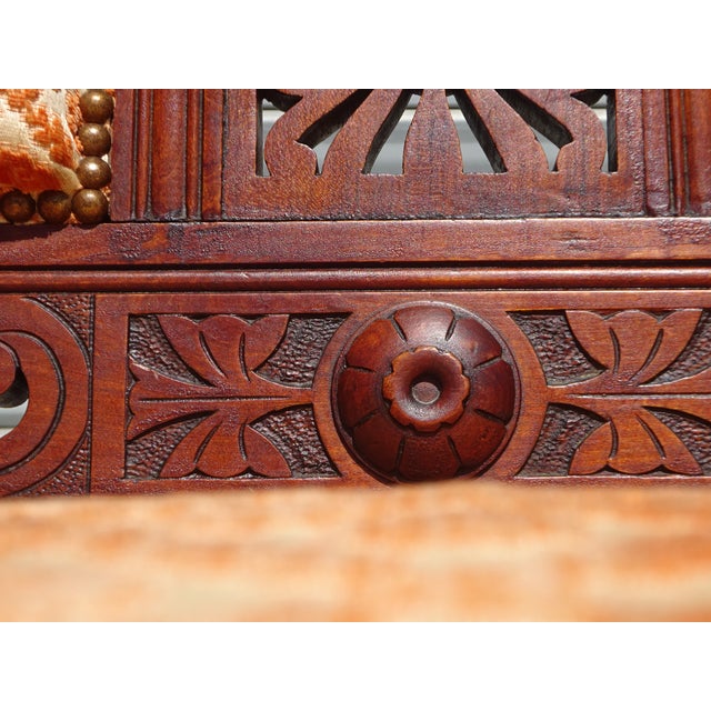 Louis XV Two-Seater Bench, 1950s For Sale - Image 10 of 18