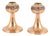 Brass Candlesticks with Enamel Bands by Pentti Sarpaneva, 1960s, Set of 2 For Sale