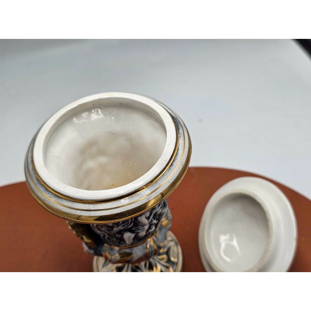 Goblet Vase from Capodimonte, 1950s-1970s For Sale - Image 6 of 9