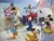 Mickey and Friends at the Cal Arts studio Original celluloid picture, made at the Cal Arts Studio for Members of the Walt...