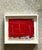 Vintage Framed Red Abstract Painting For Sale - Image 10 of 14