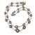 Native American Vintage 32" Silver Navajo pearl heishi necklace or double choker For Sale - Image 3 of 8