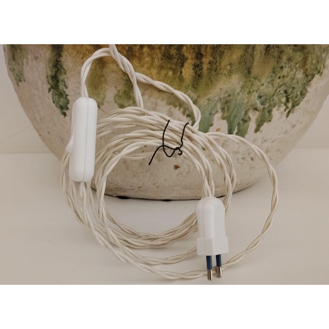Large Glazed Ceramic Lamp Base by Marcello Fantoni, Italy, 1960s For Sale - Image 12 of 17