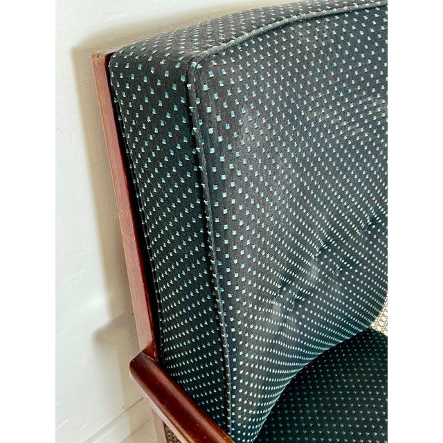 Lounge Armchair with Viennese Wickerwork, 1930s For Sale - Image 9 of 13