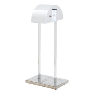 Robert Sonneman Style Chrome Plated Desk Lamp For Sale
