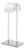 Robert Sonneman Style Chrome Plated Desk Lamp For Sale