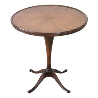 Early 20th Century Pedestal Table in Walnut For Sale