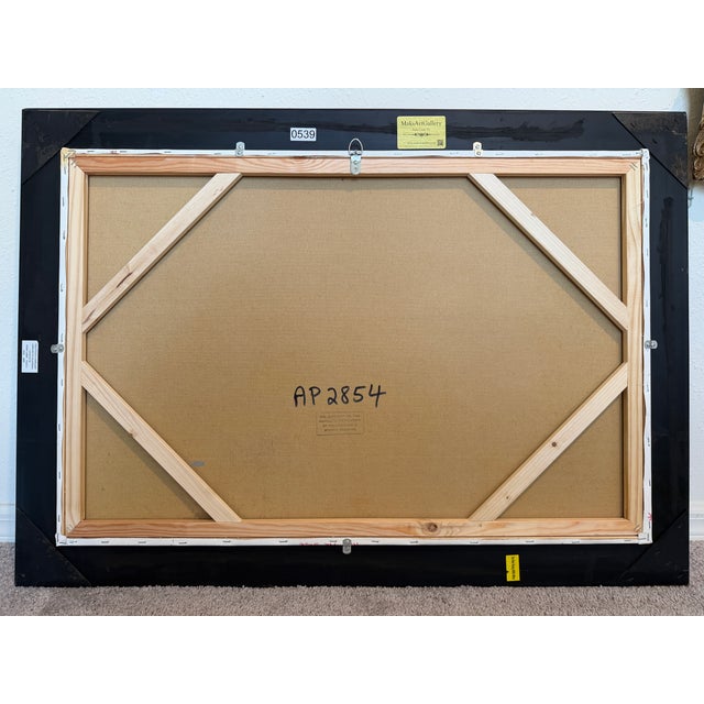 Josef Benda (German b.1937) Large Oil on Canvas Painting Landscape Gold Frame For Sale - Image 4 of 8