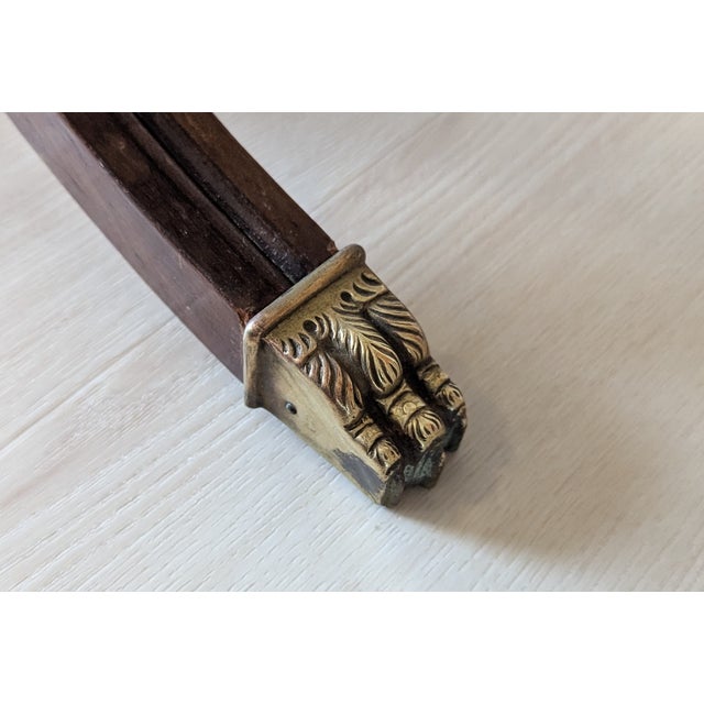 Traditional Mid 20th Century Mahogany Luggage Rack For Sale - Image 3 of 12