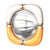 Not Yet Made - Made To Order "Candice" Convex Wall Mirror With Bronze, Stainless Steel, Handcrafted For Sale - Image 5 of 6
