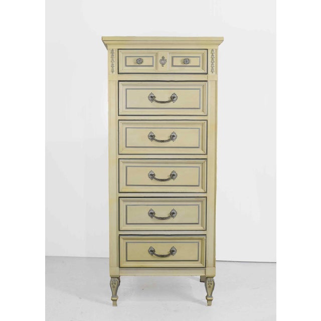 French Mid Century French Style Lingerie Chest by Dixie For Sale - Image 3 of 12