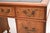 Antique Burr Walnut Pedestal Desk with Leather Top, 1930 For Sale - Image 12 of 13