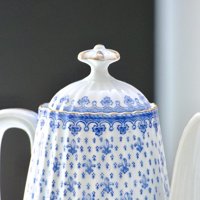 Large Porcelain Coffee Pot by Oscar Shaller For Sale - Image 6 of 13