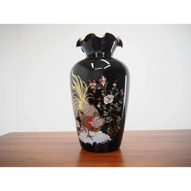 Vintage Glass Vase For Sale - Image 6 of 13