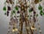 Italian Florentine Tole Gilt Murano Glass Beaded 6-Light Chandelier, 1950s For Sale - Image 10 of 17