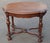 William IV Early 20th Century William and Mary Style Walnut Oval Side Table For Sale - Image 3 of 8