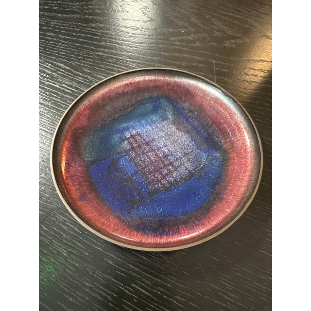 Enameled Copper Bowl by Hakon Bjornstad, 1950s For Sale - Image 3 of 6